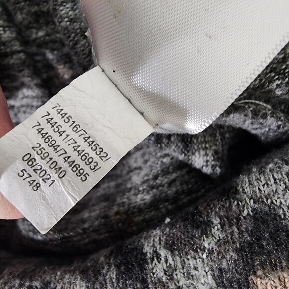 Maurices Women Sweater Size XXL Leopard Print Cowl Neck Drawstring Pullover Knit - Picture 11 of 11